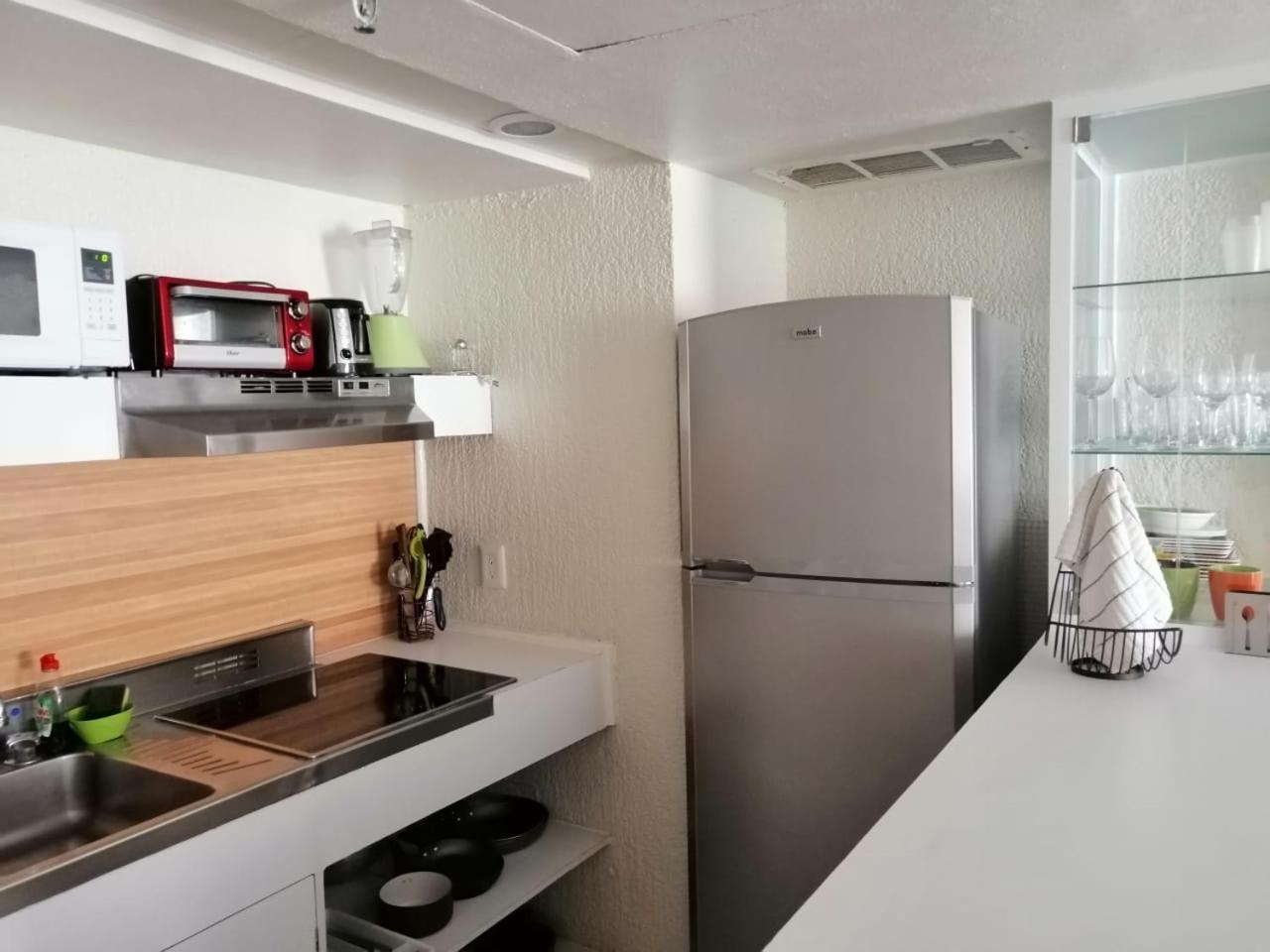 Amplio condominio frente al mar Cancún Habitación foto